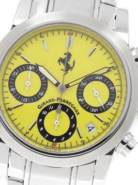 GIRARD PERREGAUX Ferrari 8020 Chronograph yellow Dial Automatic Men's_949674
